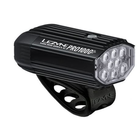 Lezyne Micro Drive Pro 1000+ Front Satin Black