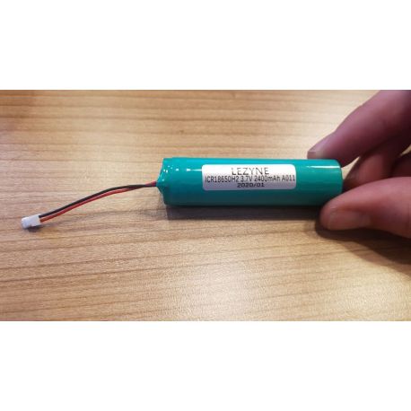 Lezyne Batterij 18650 2400 mAh Wire