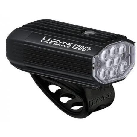 LEZYNE LITE DRIVE 1200+ FRONT SATIN BLACK