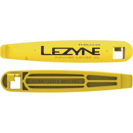 LEZYNE TUBELESS POWER XL TIRE LEVER YELLOW