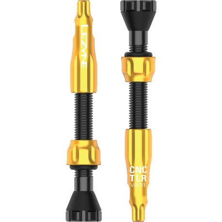 Lezyne CNC TLR Tubeless Valve 44mm Gold