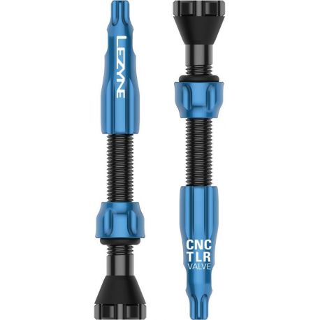 Lezyne CNC TLR Tubeless Valve 44mm Blue