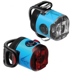 LEZYNE FEMTO USB DRIVE PAIR 15F/5R LUMEN BLUE