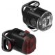 LEZYNE FEMTO USB DRIVE PAIR 15F/5R LUMEN BLACK